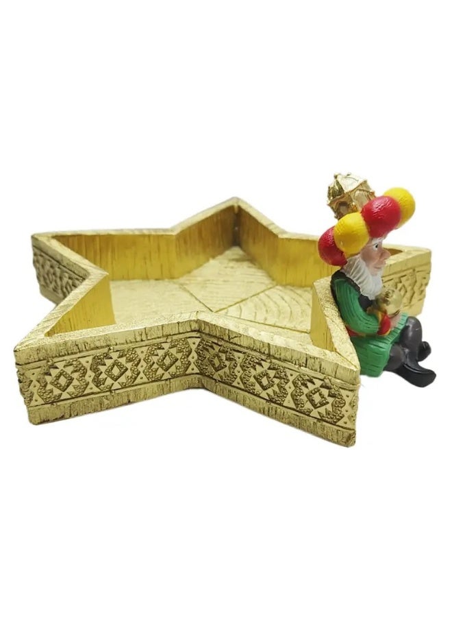 Home Care Eid Celebration Figurine - Multifunctional Resin Storage Box, Traditional Middle Eastern Design, Perfect for Ramadan & Home Decor 18X6.5 cm - Image 5